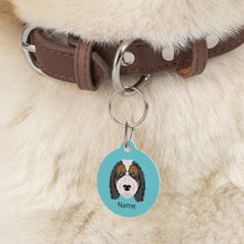 Load image into Gallery viewer, Aussiedoodle (Australian Shepherd/Poodle mix) ID Pet Tag