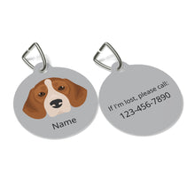 Load image into Gallery viewer, Beagle ID Pet Tag