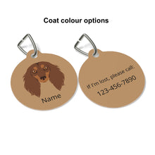 Load image into Gallery viewer, Dachshund (longhaired) ID Pet Tag