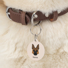 Load image into Gallery viewer, German Shepherd ID Pet Tag