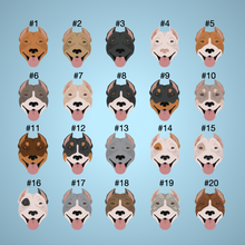 Load image into Gallery viewer, American Pit Bull (cropped ears) ID Pet Tag