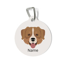 Load image into Gallery viewer, Bernese Mountain Dog/Golden Retriever mix ID Pet Tag