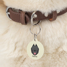 Load image into Gallery viewer, Bouvier des Flandres (cropped ears) ID Pet Tag