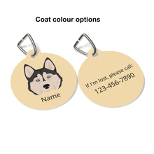 Load image into Gallery viewer, Alaskan Husky ID Pet Tag