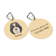 Load image into Gallery viewer, Bearded Collie ID Pet Tag