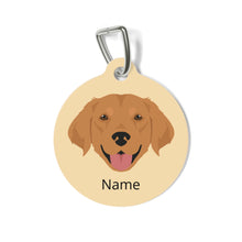 Load image into Gallery viewer, Golden Retriever ID Pet Tag