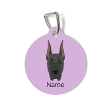 Load image into Gallery viewer, Great Dane (cropped ears) ID Pet Tag