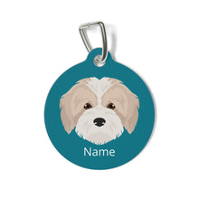 Load image into Gallery viewer, Malti-poo (Maltese/Poodle mix) ID Pet Tag