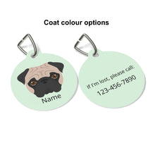 Load image into Gallery viewer, Pug ID Pet Tag