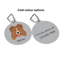 Load image into Gallery viewer, Rough Collie ID Pet Tag