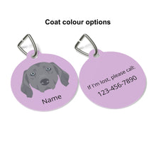 Load image into Gallery viewer, Weimaraner ID Pet Tag