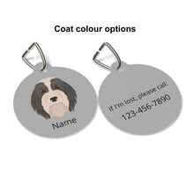 Load image into Gallery viewer, Bearded Collie ID Pet Tag