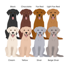 Load image into Gallery viewer, Labrador Retriever Vinyl Sticker Set