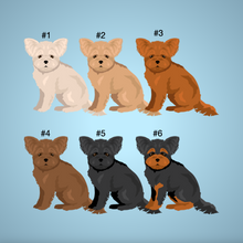 Load image into Gallery viewer, Pomapoo (Pomeranian/Poodle mix) Bezel Keychain - personalized
