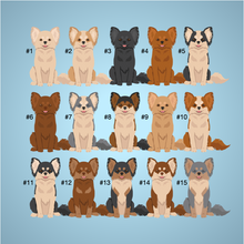 Load image into Gallery viewer, Chihuahua (longhaired) key wristlet