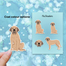 Load image into Gallery viewer, Fila Brasileiro Vinyl Sticker Set
