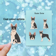 Load image into Gallery viewer, Boston Terrier Vinyl Sticker Set