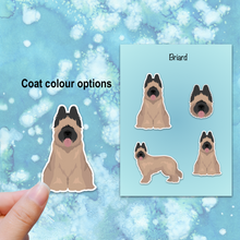 Load image into Gallery viewer, Briard Vinyl Sticker Set