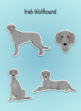 Load image into Gallery viewer, Irish Wolfhound Vinyl Sticker Set