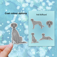 Load image into Gallery viewer, Irish Wolfhound Vinyl Sticker Set