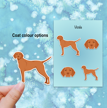 Load image into Gallery viewer, Vizsla Vinyl Sticker Set