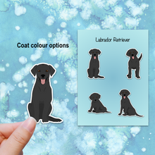 Load image into Gallery viewer, Labrador Retriever Vinyl Sticker Set