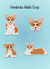 Load image into Gallery viewer, Pembroke Welsh Corgi Vinyl Sticker Set