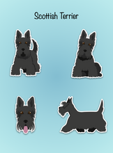 Load image into Gallery viewer, Scottish Terrier Vinyl Sticker Set