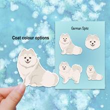 Load image into Gallery viewer, German Spitz Vinyl Sticker Set