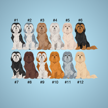 Load image into Gallery viewer, Lowchen 'My Dog is My Valentine' 100% cotton t-shirt customized