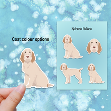 Load image into Gallery viewer, Spinone Italiano Vinyl Sticker Set