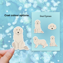 Load image into Gallery viewer, Great Pyrenees Vinyl Sticker Set