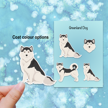 Load image into Gallery viewer, Greenland Dog Vinyl Sticker Set