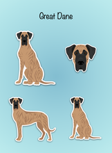 Load image into Gallery viewer, Great Dane Vinyl Sticker Set
