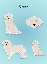 Load image into Gallery viewer, Kuvasz Vinyl Sticker Set