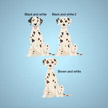 Load image into Gallery viewer, Dalmatian 'My Dog is My Valentine' 100% cotton t-shirt customized