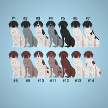Load image into Gallery viewer, German Shorthair Pointer key wristlet