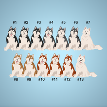 Load image into Gallery viewer, Alaskan Malamute 'My Dog is My Valentine' 100% cotton t-shirt customized