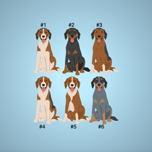 Load image into Gallery viewer, American Foxhound 'My Dog is My Valentine' 100% cotton t-shirt customized