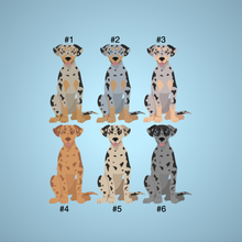 Load image into Gallery viewer, American Leopard Dog key wristlet