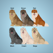 Load image into Gallery viewer, Caucasian Shepherd Bezel Keychain - personalized