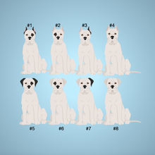 Load image into Gallery viewer, Dogo Argentino key wristlet