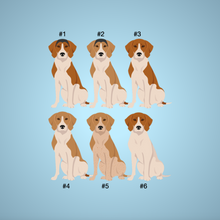 Load image into Gallery viewer, English Foxhound Bezel Keychain - personalized