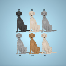 Load image into Gallery viewer, Irish Wolfhound Bezel Keychain - personalized