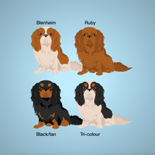 Load image into Gallery viewer, English Toy Spaniel Vinyl Sticker Set