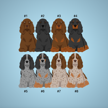 Load image into Gallery viewer, Field Spaniel Bezel Keychain - personalized