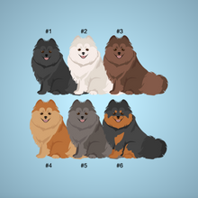 Load image into Gallery viewer, German Spitz Vinyl Sticker Set