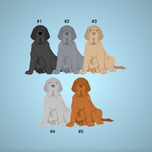 Load image into Gallery viewer, Neapolitan Mastiff Bezel Keychain - personalized