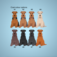 Load image into Gallery viewer, Airedale Terrier Vinyl Sticker Set
