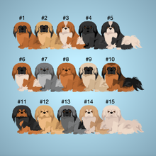 Load image into Gallery viewer, Pekingese 'My Dog is My Valentine' 100% cotton t-shirt customized